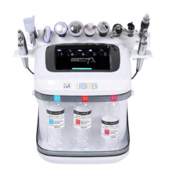 one hydro facial machine with more beauty operation handles