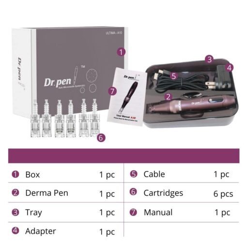 Dermapen Professional Microneedling Derma DR.Pen A10 Micro Needling Professional Derma Pen Microneedle A10 - Image 2