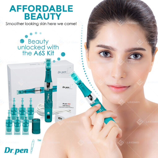 Super Electric Derma Pen Ultima A6S Stretch Mark Micro Needle Dr Pen 12/24/36 Needles for Acne Scars - Image 4