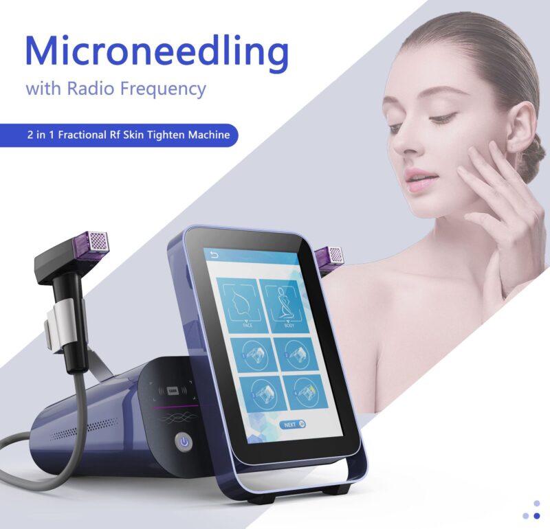 this is a morpheus 8 machine with microneedling gold rf m8