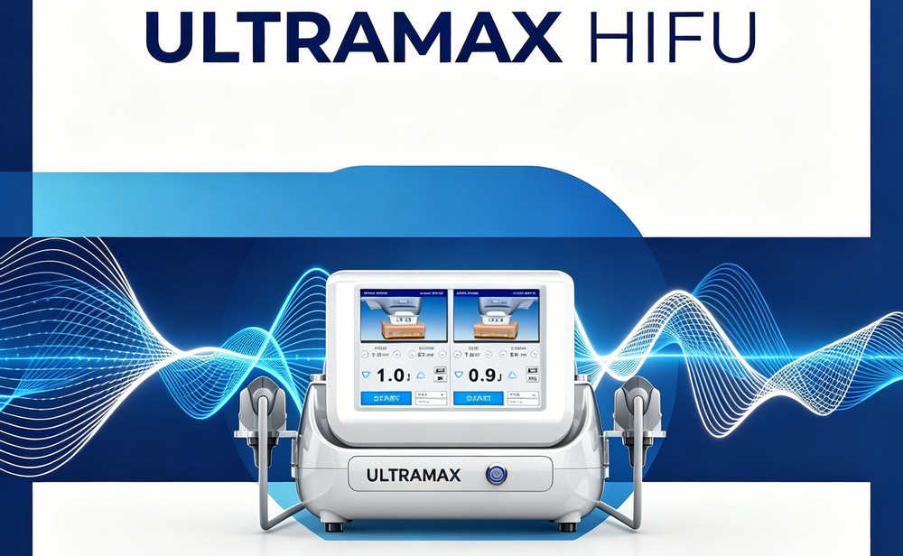 Ultramax Hifu Machine 2 7D HIFU ULTRAMAX HIFU with 2 handpieces 10000 shots