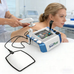 a women do the back pain treatment for smart tecar